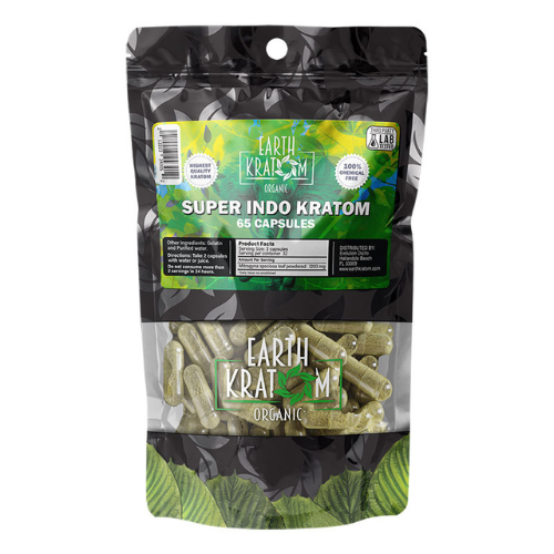 Earth Kratom Capsules 65ct