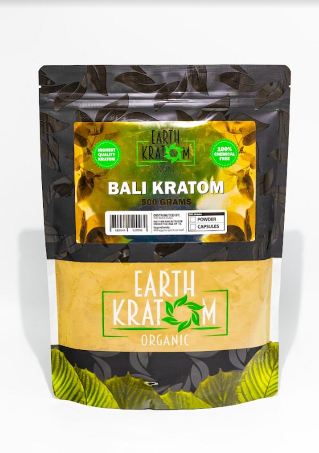 Earth Kratom Organic Powder 500gm