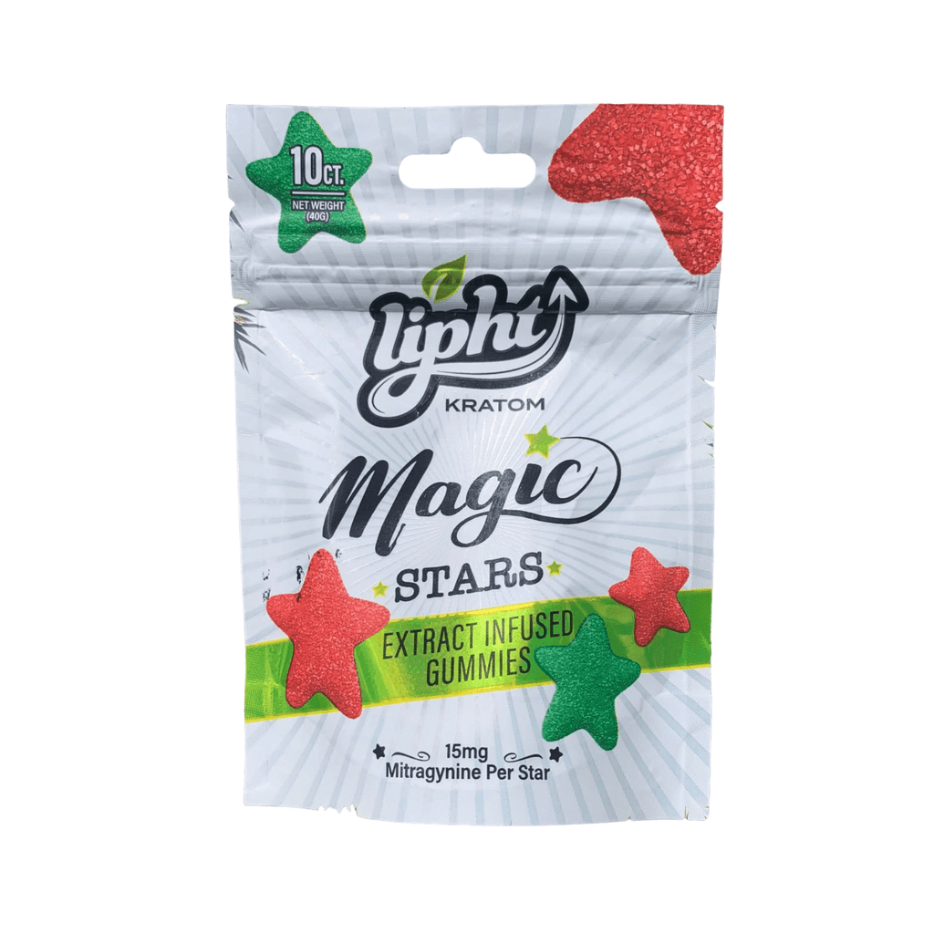 Lipht Kratom Magic Stars Gummies 10ct/pk