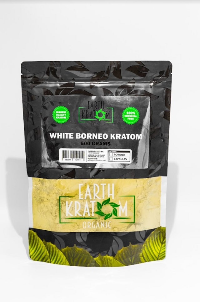 Earth Kratom Organic Powder 500gm